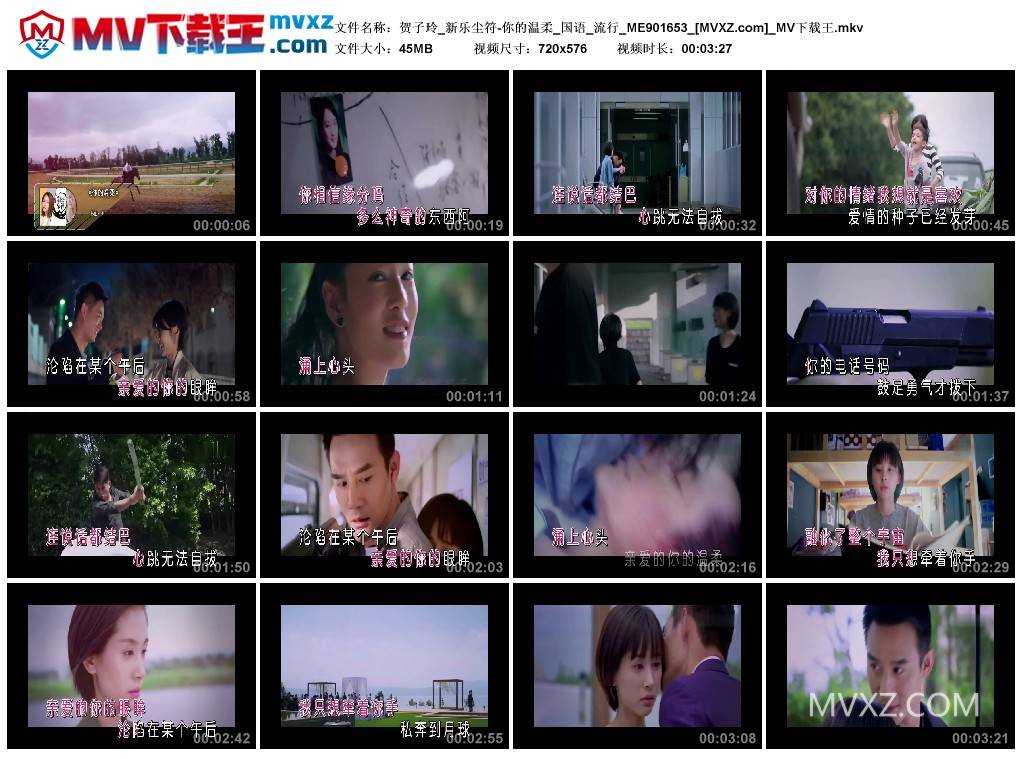 贺子玲_新乐尘符-你的温柔_国语_流行_ME901653